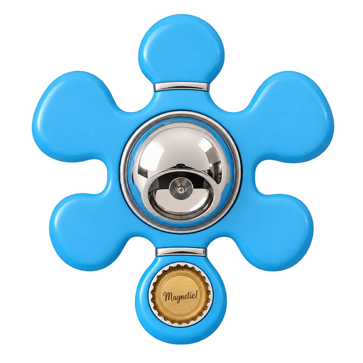 Blue Splash Bottle Opener