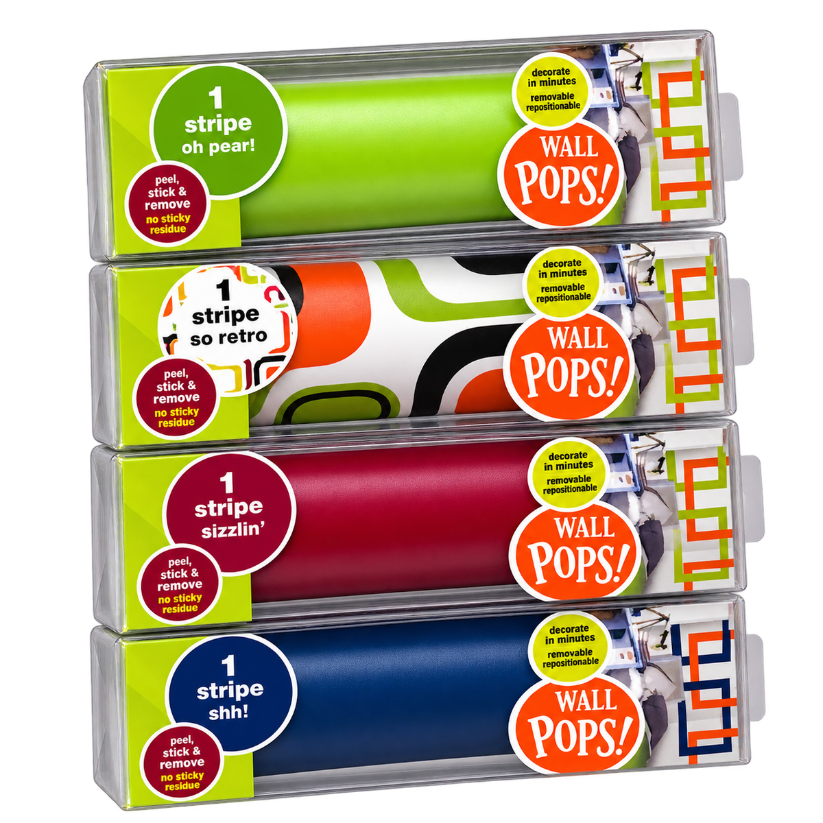Wall Pops Stick & Remove Wallpaper Strips Crafting Vinyl