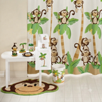 Target Circo Jungle Monkey Kids Bathroom Decor Set