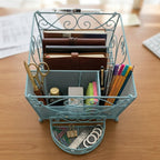 Scrollwork Mesh Tabletop Organizer