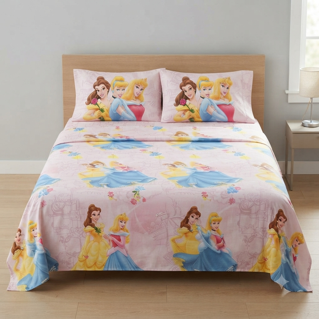 Disney Prinncess Full Sheet Set