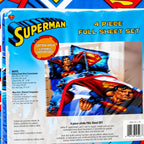 Superman 4 Piece Full Sheet Set
