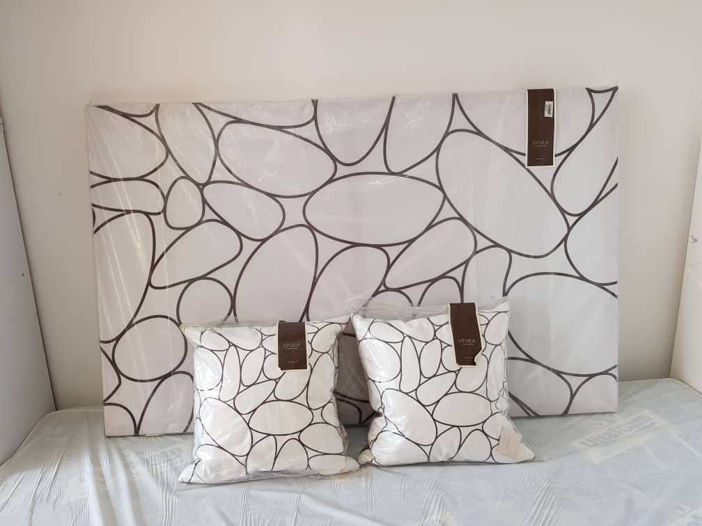 River rock Inhabit living wall art and pillow