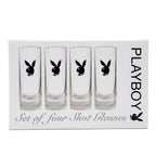 Playboy set of 4 shot glasses