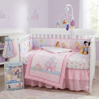 Disney Baby Princess Happily Ever After Nursery Crib Bedding & Musical Mobile set