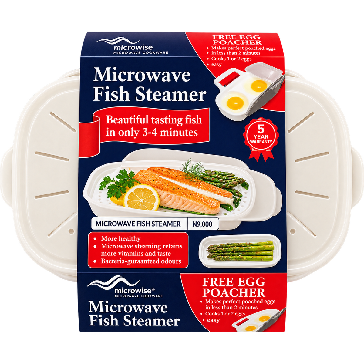 Microwave Fish Steamer